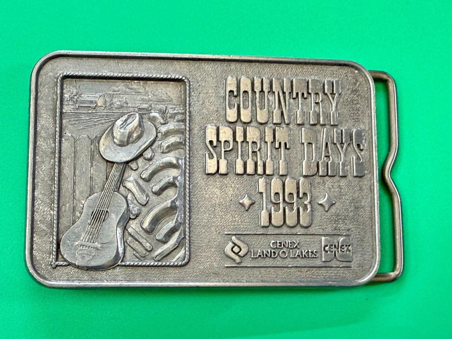 1993 Cenex Land O Lakes Country Spirit Days Commemorative Belt Buckle