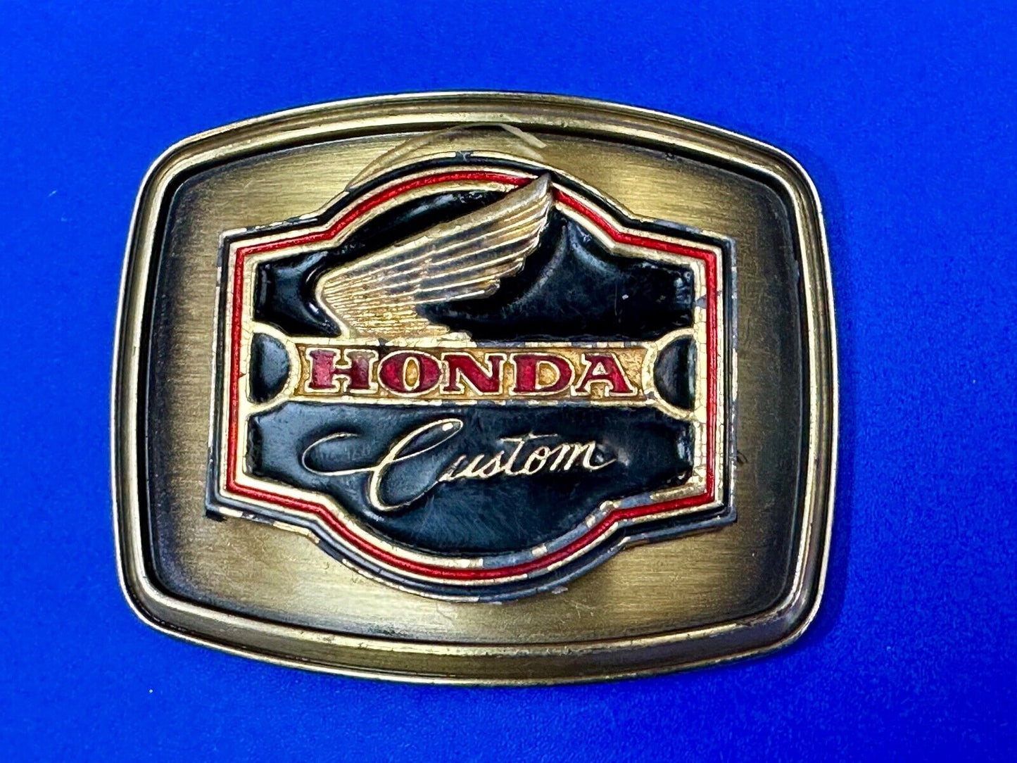 vintage 1979 Hondan Goldwing Custom Riantere belt buckle