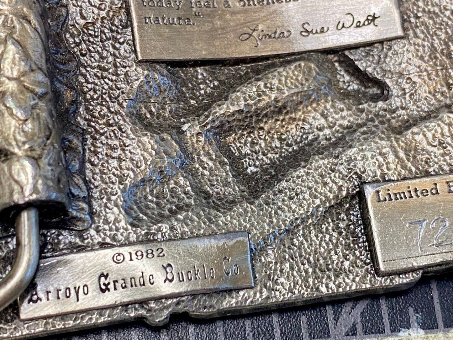Vintage 1983 American Sailing Boating Commemorative Belt Buckle By Arroyo Grande
