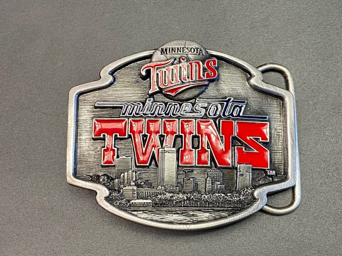 Vintage 1999 Minnesota Twins Belt Buckle Mlb Baseball Team - Ultimate Fan Gift!