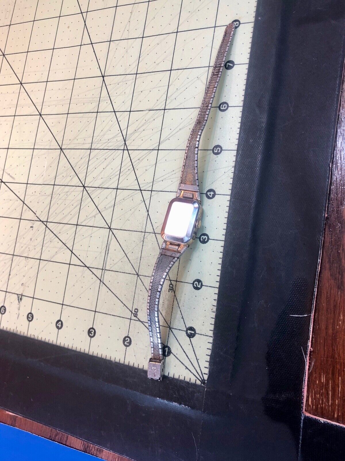 Timex Vintage Gold tone retro wind up watch