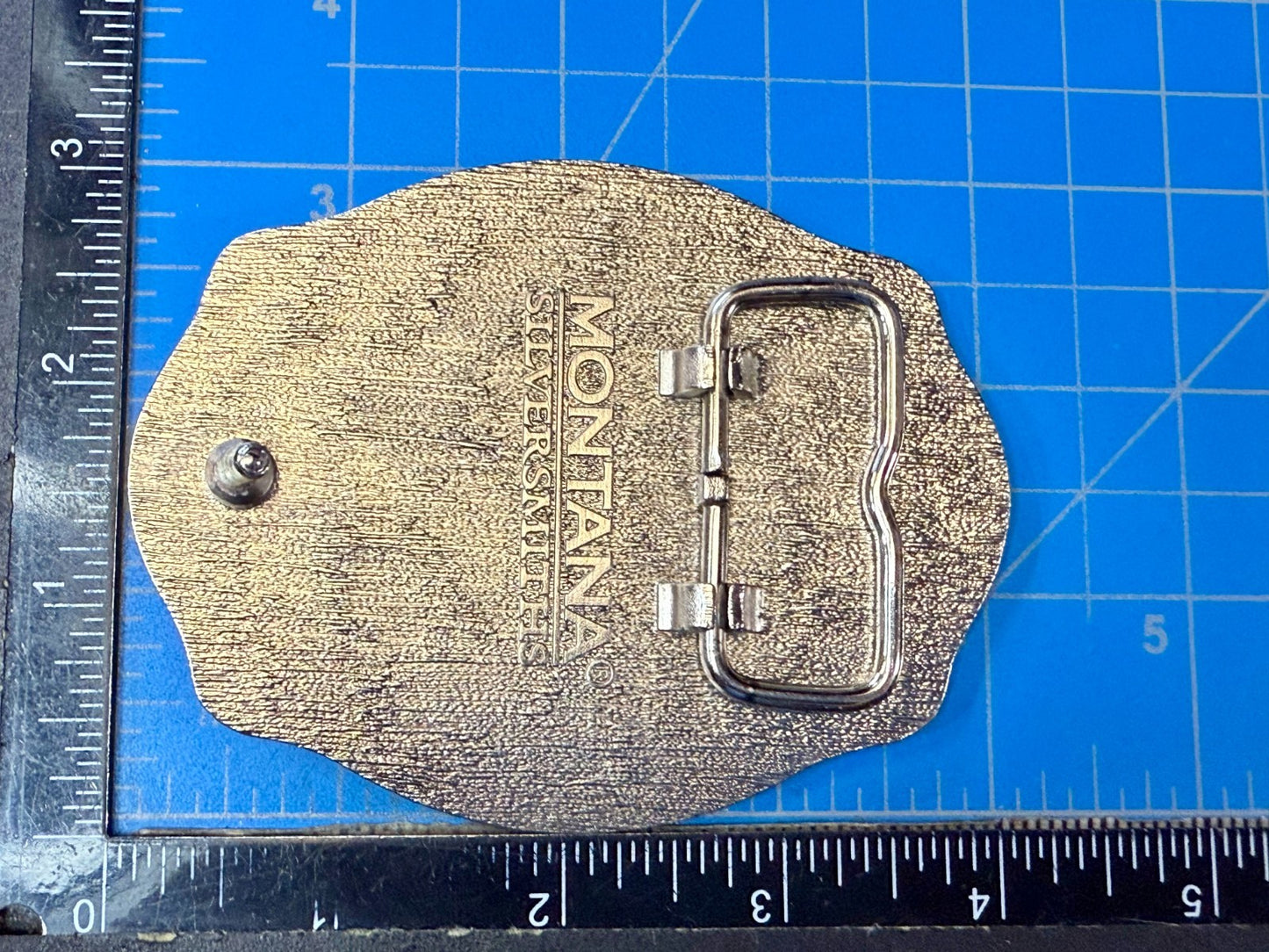 2014 Pendleton Whiskey Let'er Buck Rodeo Cowboy Montana Silversmiths Belt Buckle