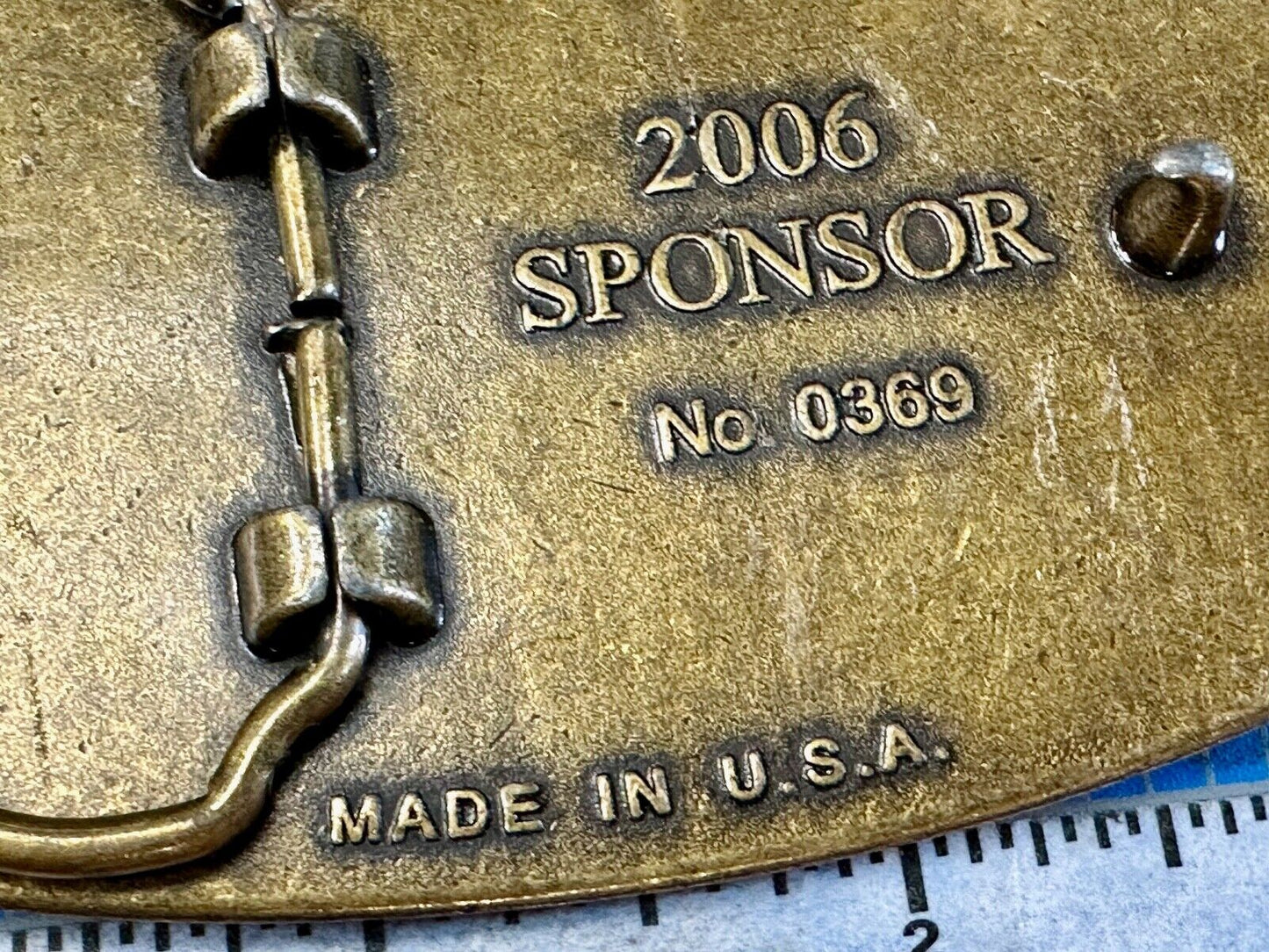 Their Courage Endures -American Veterans Disabled for Life Memorial Belt Buckle