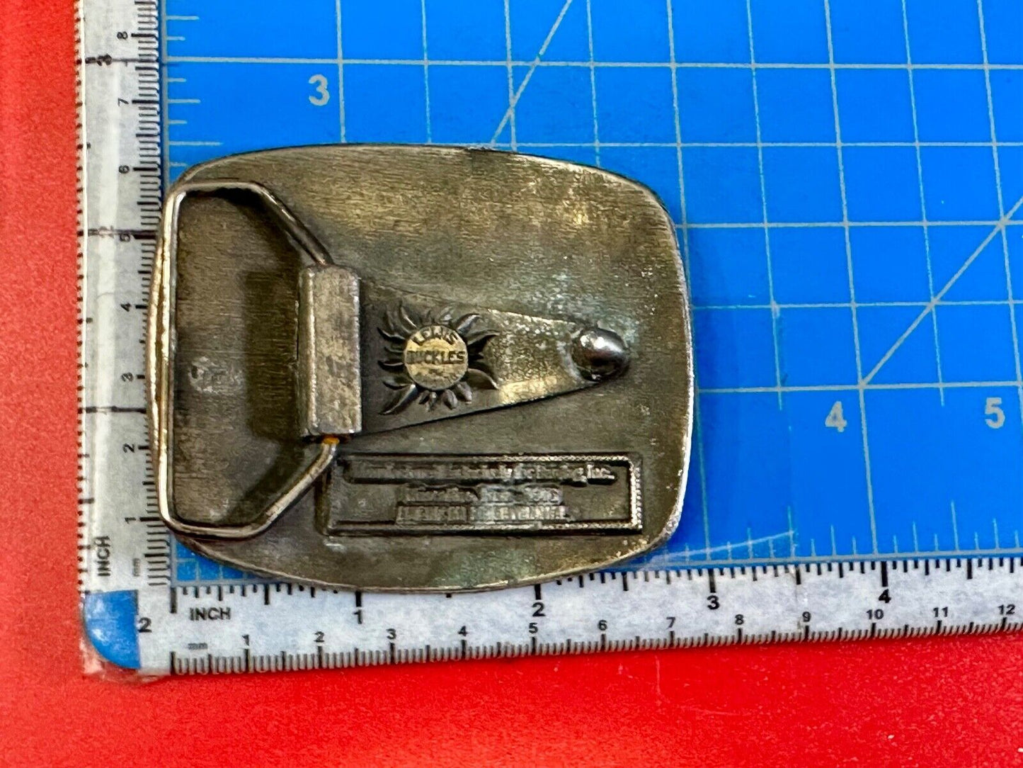 Bandog 200 years on wheels Semi Wagon Bicentennial belt buckle by Lewis Buckles