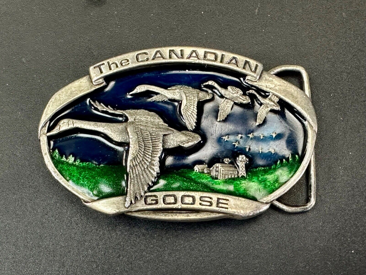 The Canadian Goose commemorative vintage 1983 bergamot belt buckle