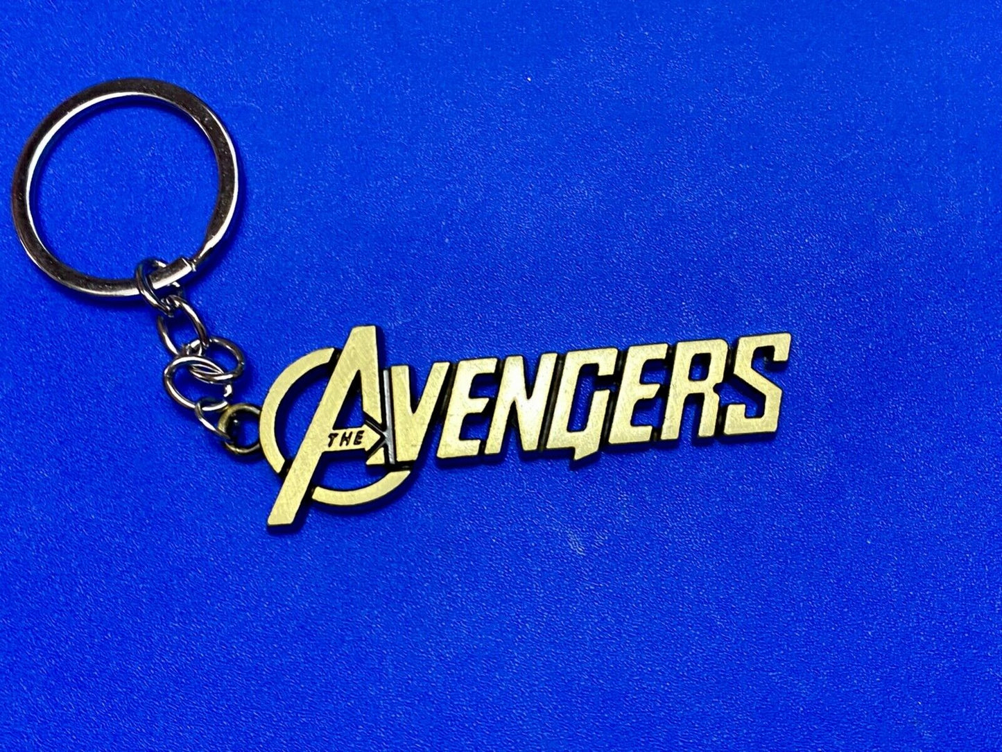 The Avengers word spelled out Keychain - Key Ring Chain