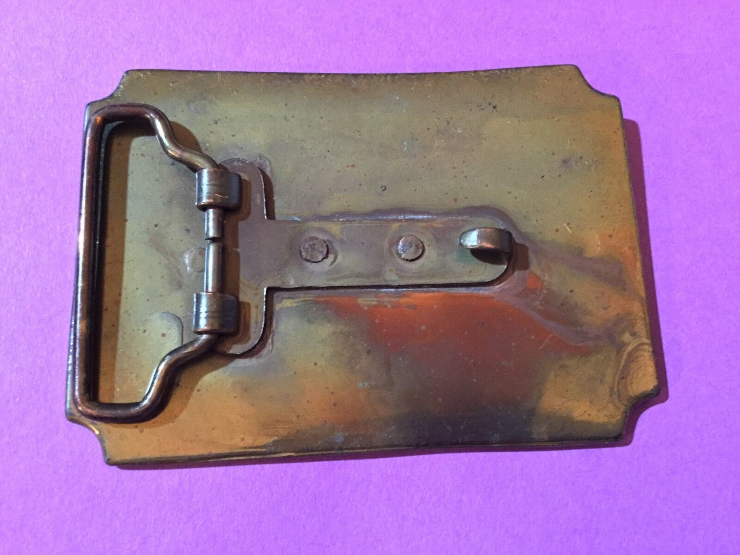 Tall in the saddle belt buckle - covered wagon - out west belt buckle