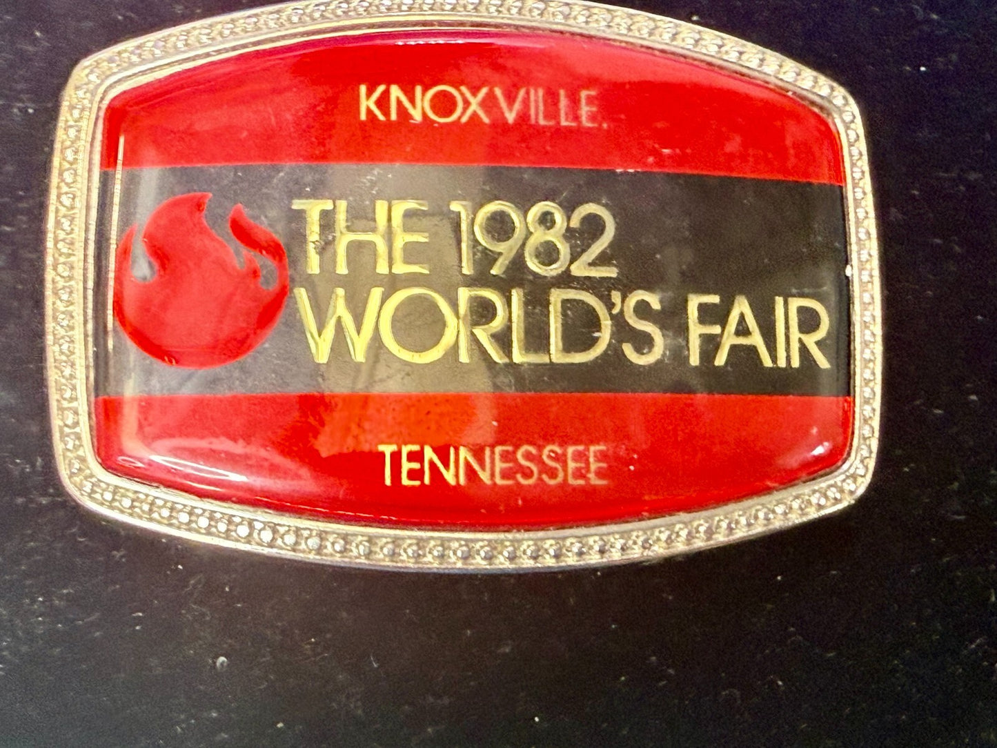 The 1982 World's Fair Knoxville Tennessee State Commemorative Belt Buckle
