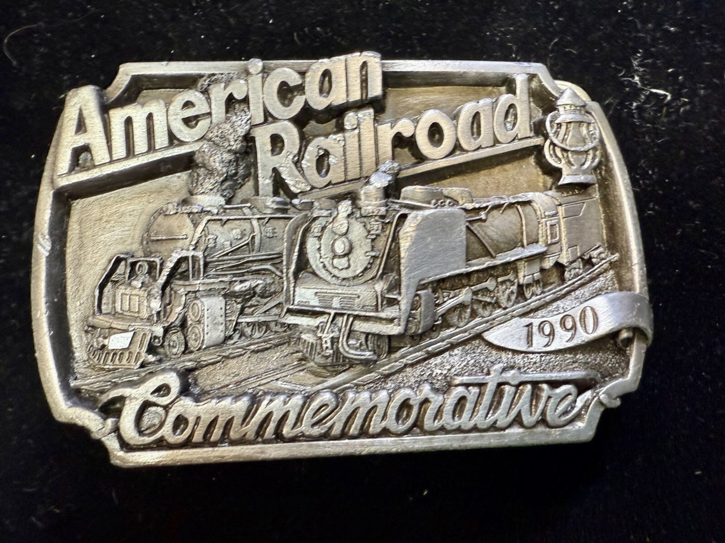 Vintage Historic American Railroad 1990 Commemorative Arroyo Grande Belt Buckle