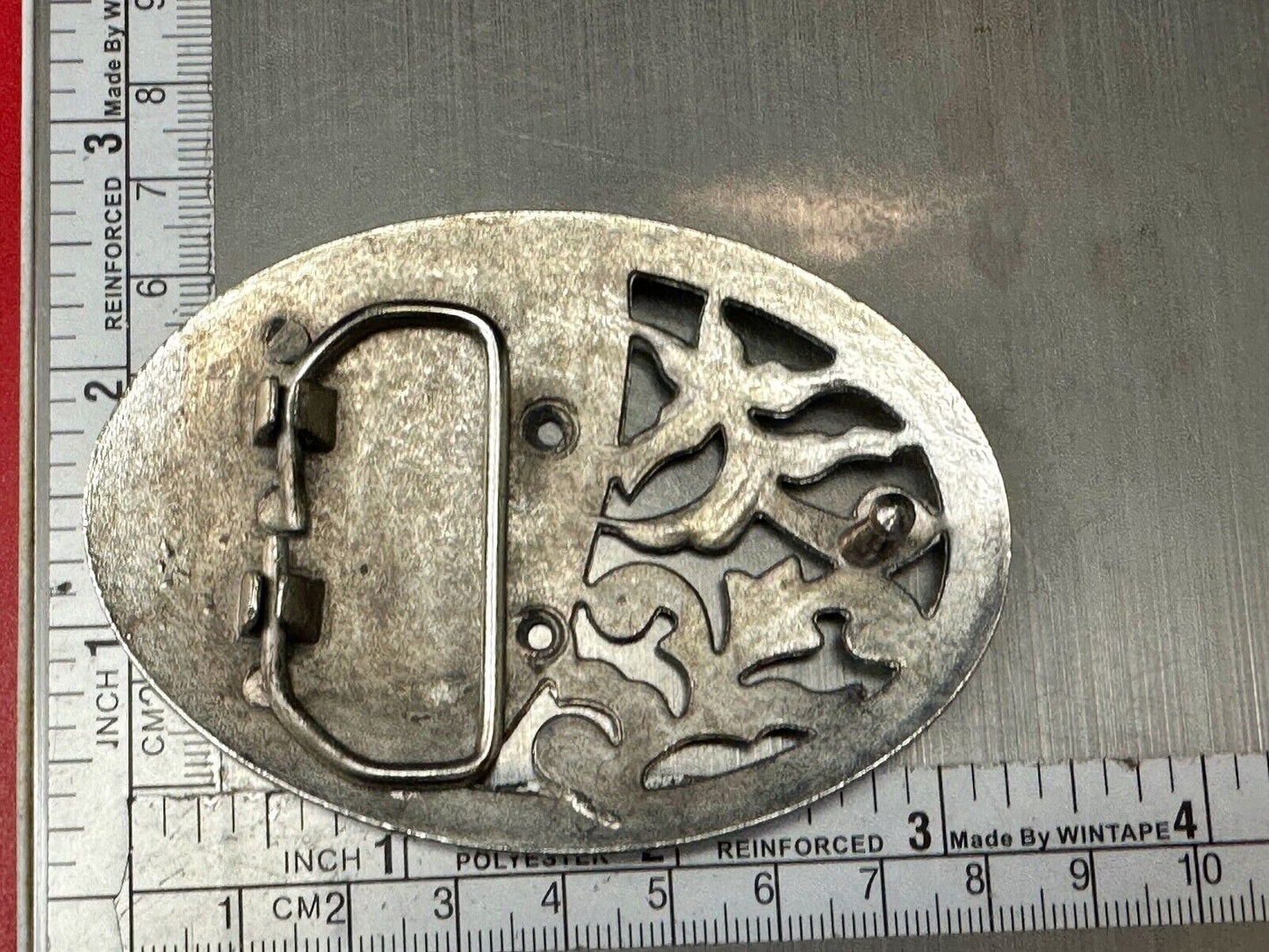 unique western flower swirl belt buckle for centerpiece project or to wear
