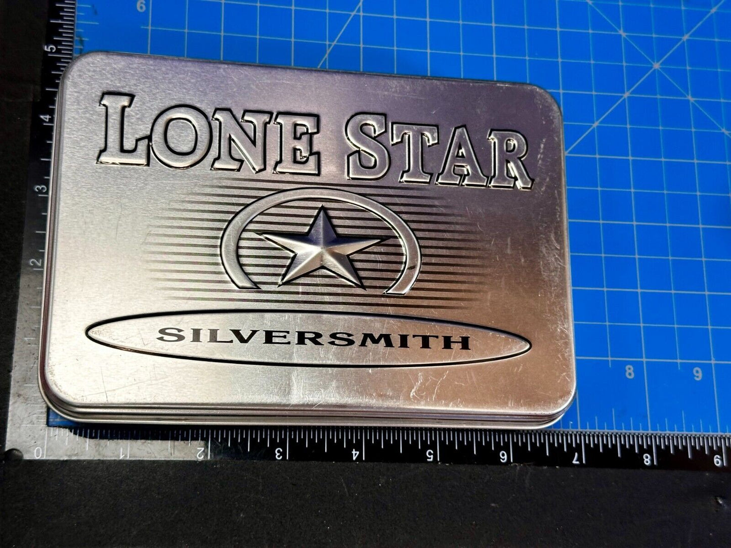 TGRA Texas Tradition Rodeo Flag Racing 2012 Trophy Award Belt Buckle Lone Star