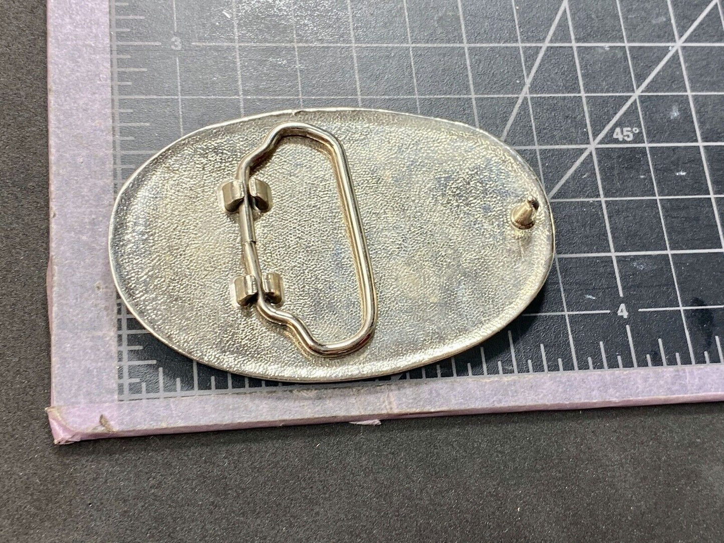 1970s **YES** MUSIC BAND COMMEMORATIVE HOLOGRAPHIC BELT BUCKLE