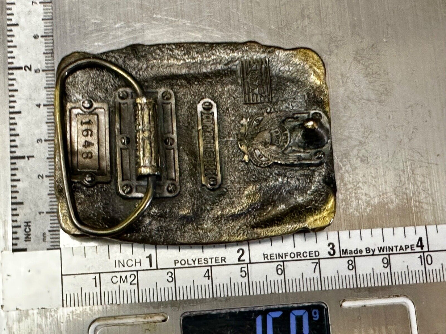 1986 The American Fire Fighter - No Sleep Tonight Vintage Belt Buckle