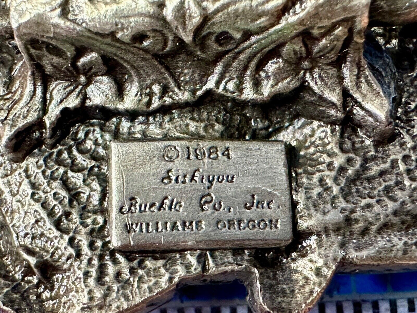 Ames Tools Fights for Freedom 1984 Siskiyou Belt Buckle Lawn & garden supply Co
