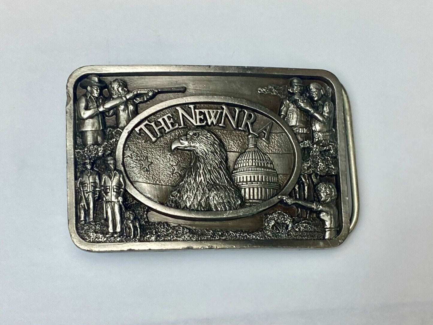 The New NRA Collectors Series 1993 Sixth edition RARE! Gun Rights belt buckle