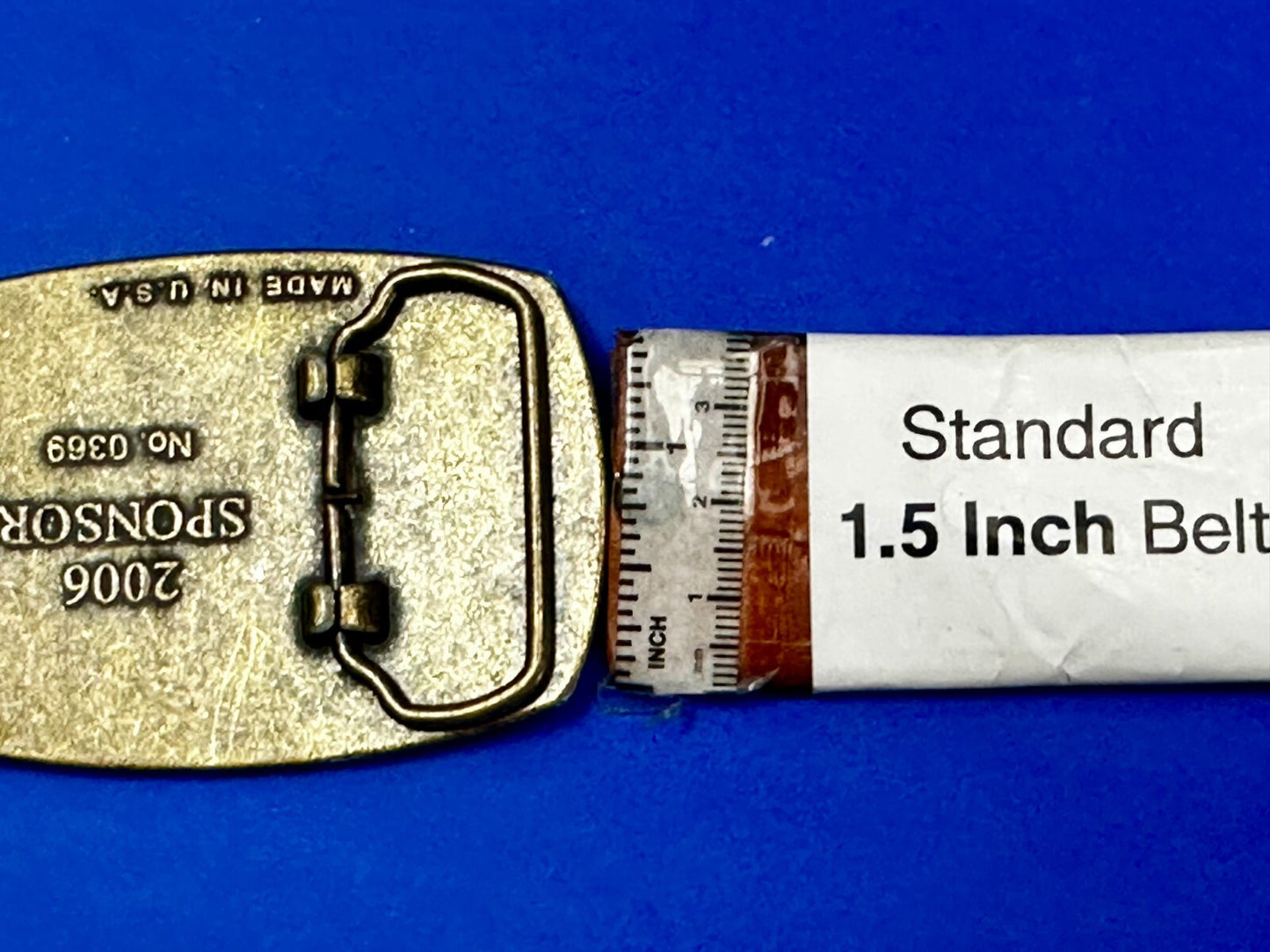 The American Veterans Disabled For Life Memorial Commemorative 2006 Belt Buckle