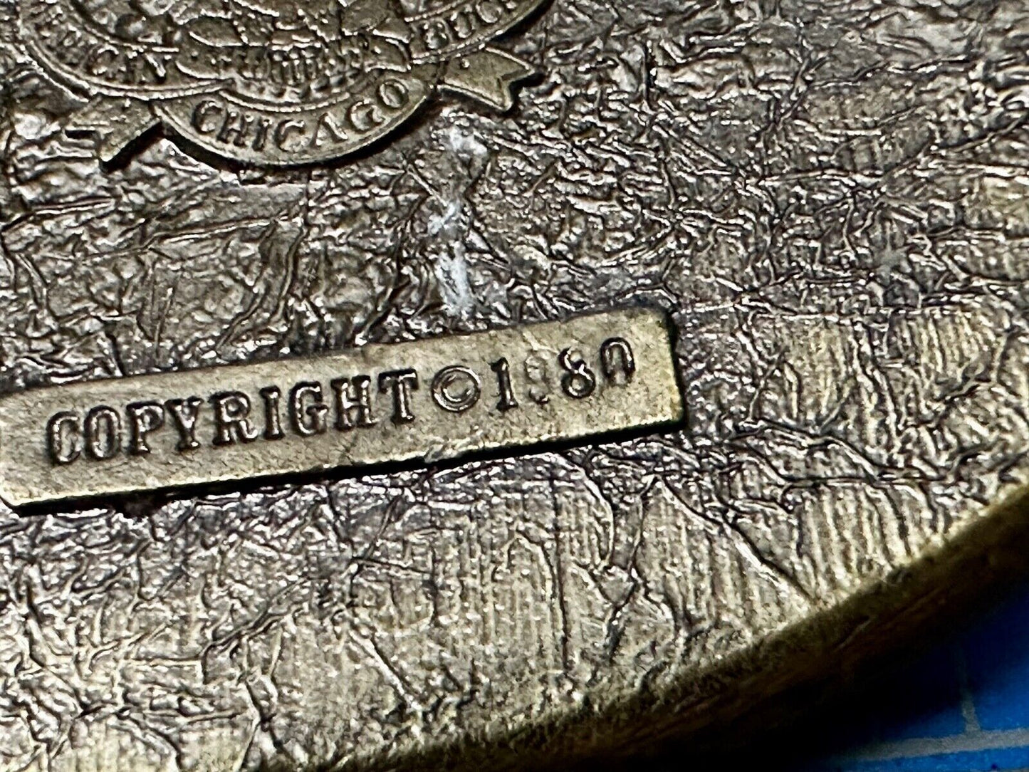 Bighorn Ram - Wildlife VTG 1980 Belt Buckle by Great American Buckle Co