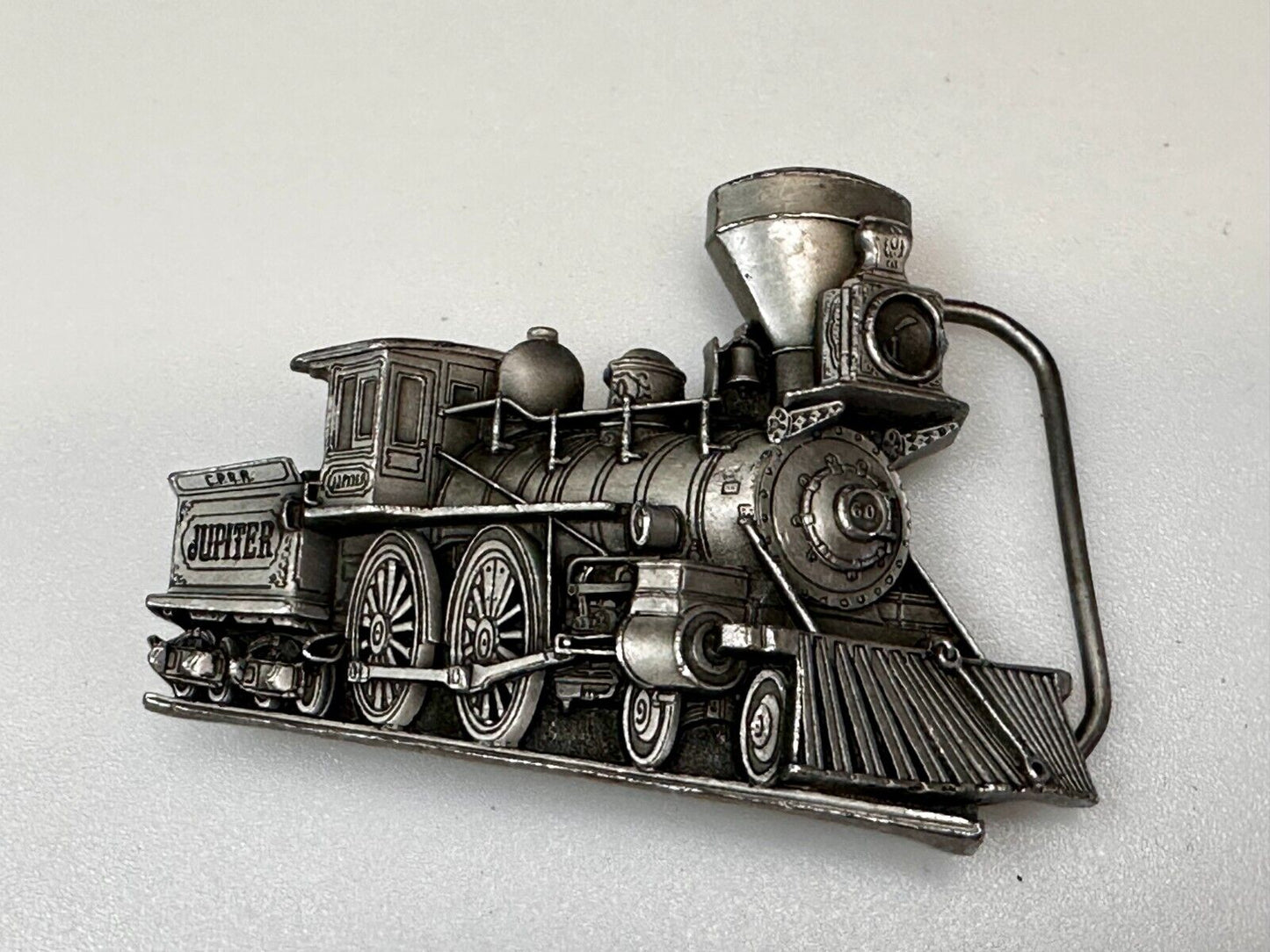 Train Locomotive Steam Engine RailRoad 1986 Great American Products Belt Buckle