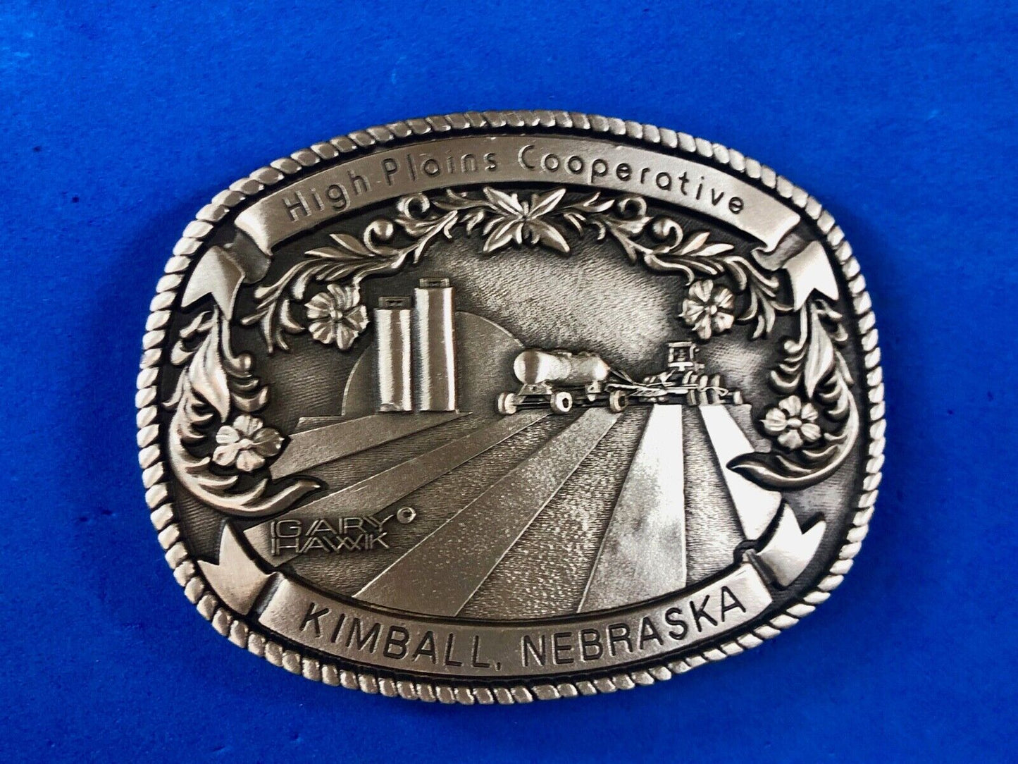 1987 Collector Series HIGH PLAINS COOPERATIVE Kimball NE 330 of 500 Belt Buckle