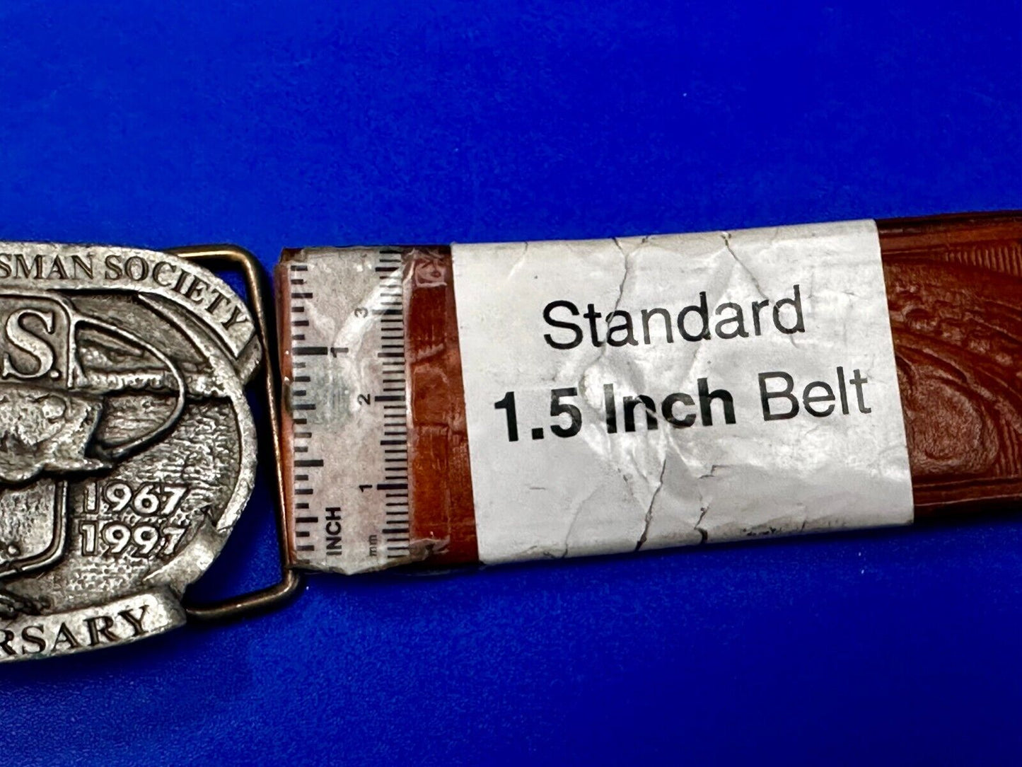 Bass Anglers Sportsman Society 30th Anniversary Club Belt Buckle