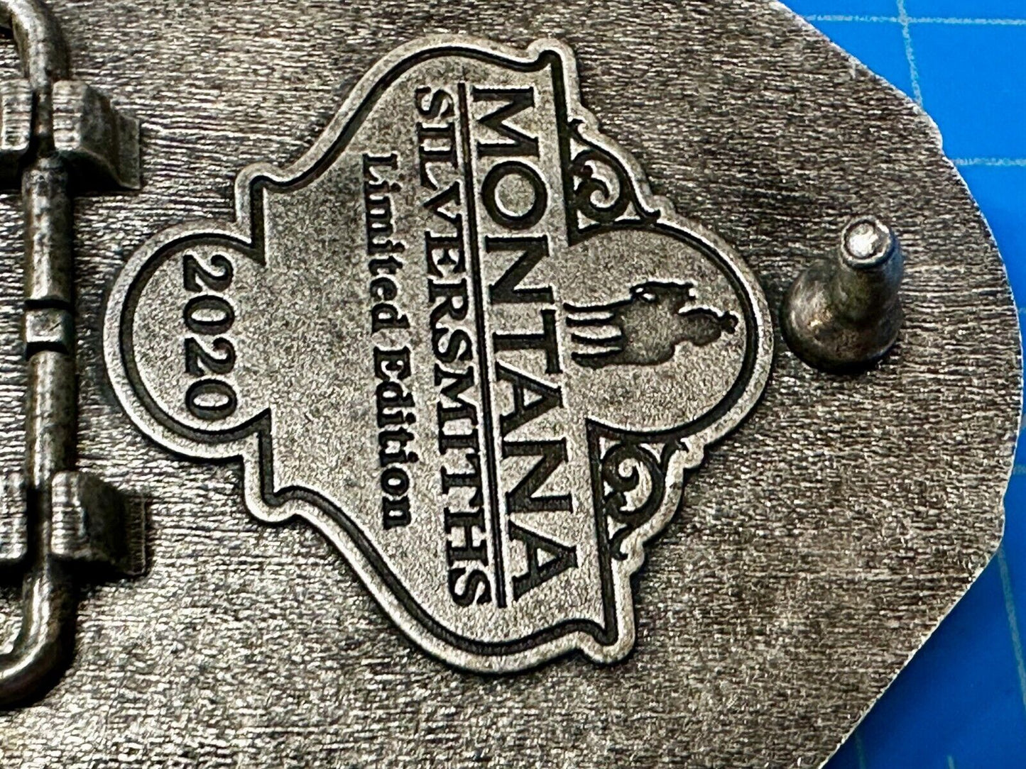 2020 Pendleton Whiskey Let'er Buck Rodeo Cowboy Montana Silversmiths Belt Buckle