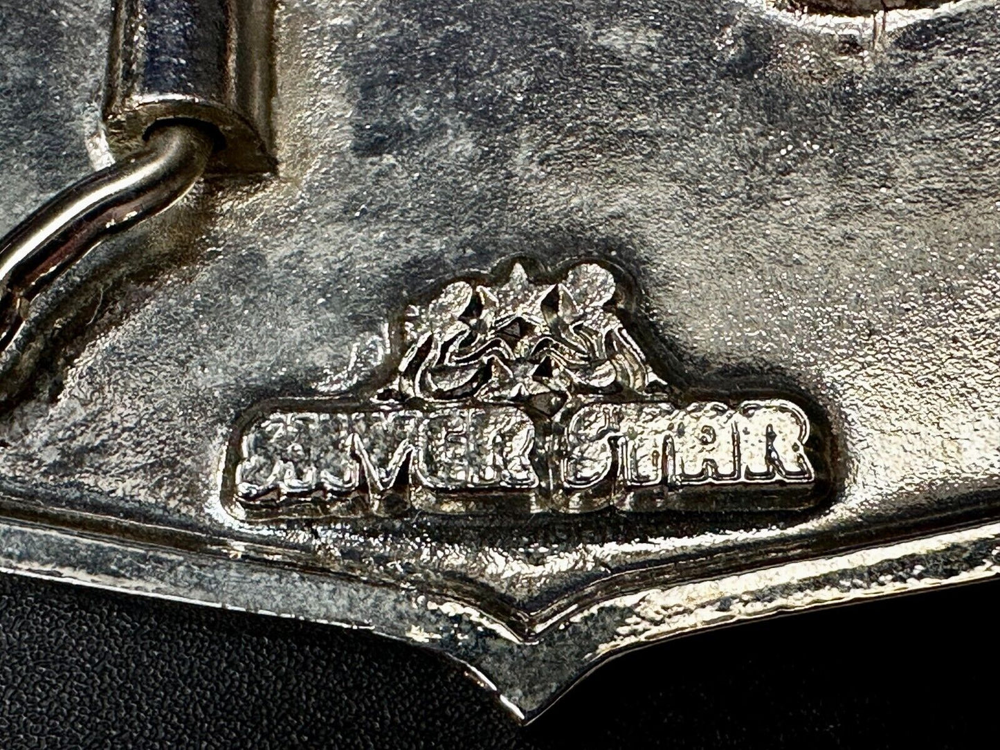 American Flag Style Crown The Originator Not The Imitator Belt Buckle Made in US