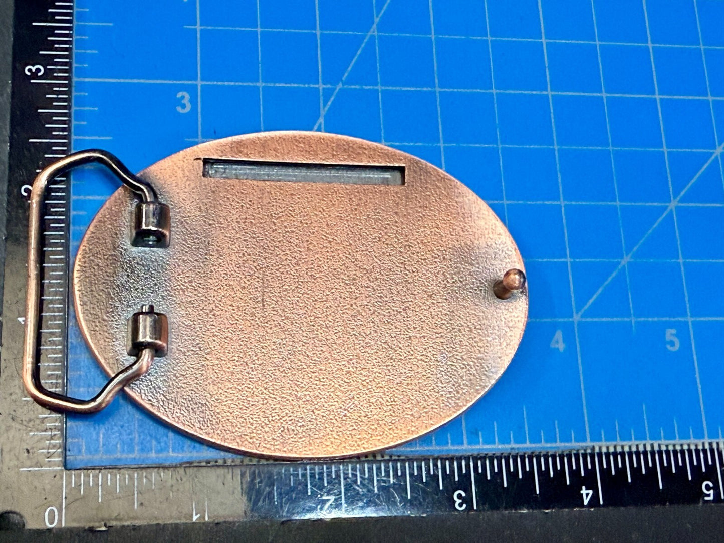 2012 Handcart Days Frontier 5K Half Marathon South Davis Utah Belt Buckle