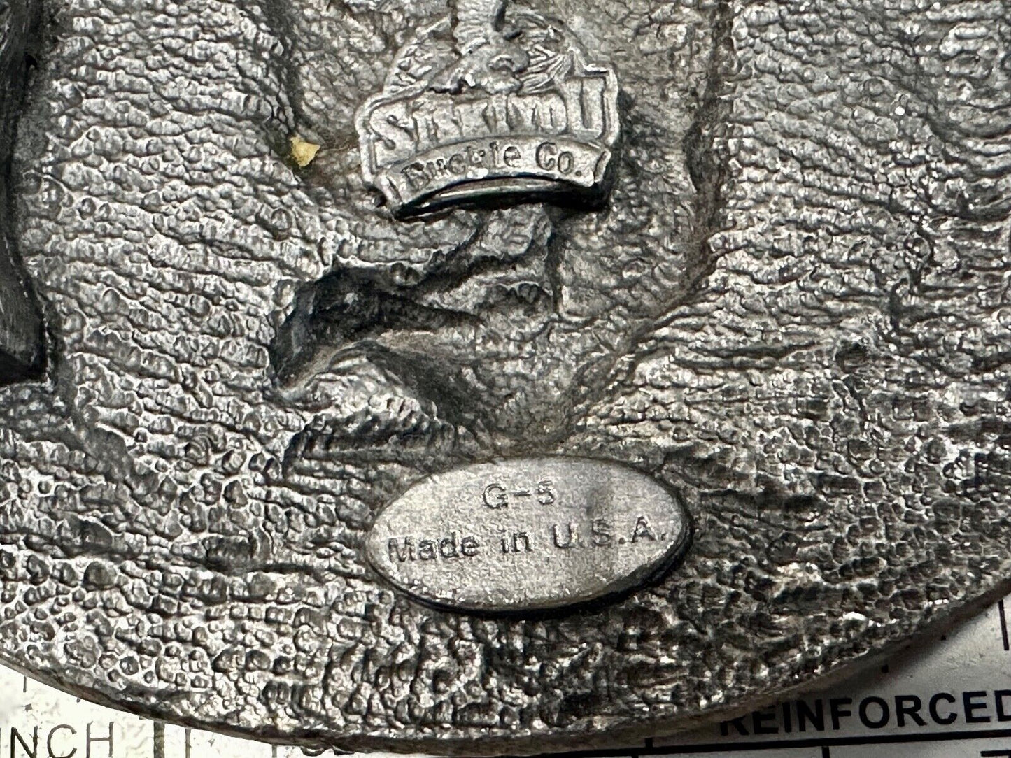 THE EAGLE - Attacking Hunting Diving Siskiyou Vintage Belt Buckle 1991 G-5