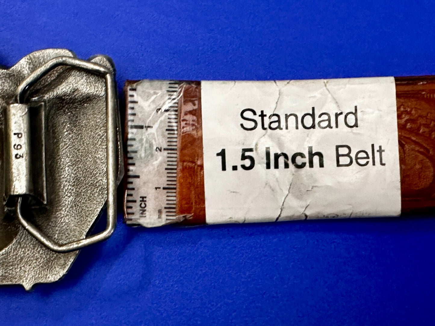 Vintage 1980 Semi Truck Long Haulers Drivers Trucker Indiana Metal Belt Buckle