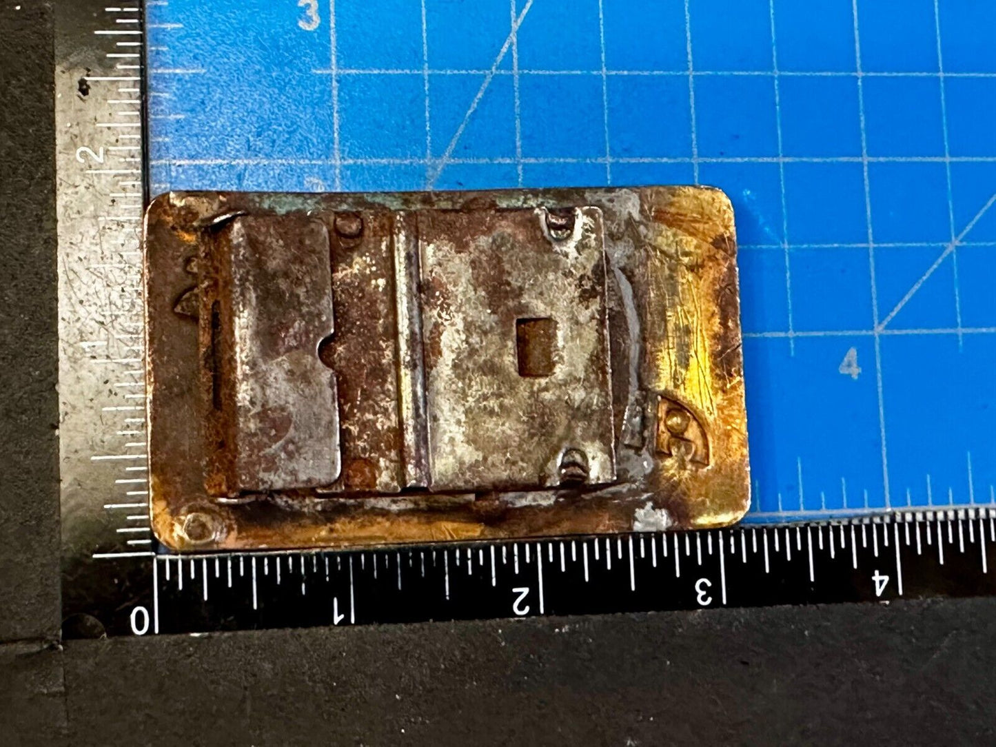 ARKANSAS State Horse Head BrassTone Commemorative Vintage Belt Buckle