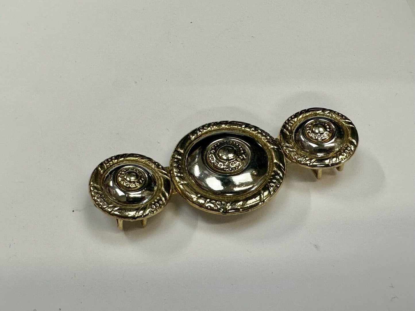 Vintage Circle Disc Theme Two-piece interlocking Three piece belt buckle
