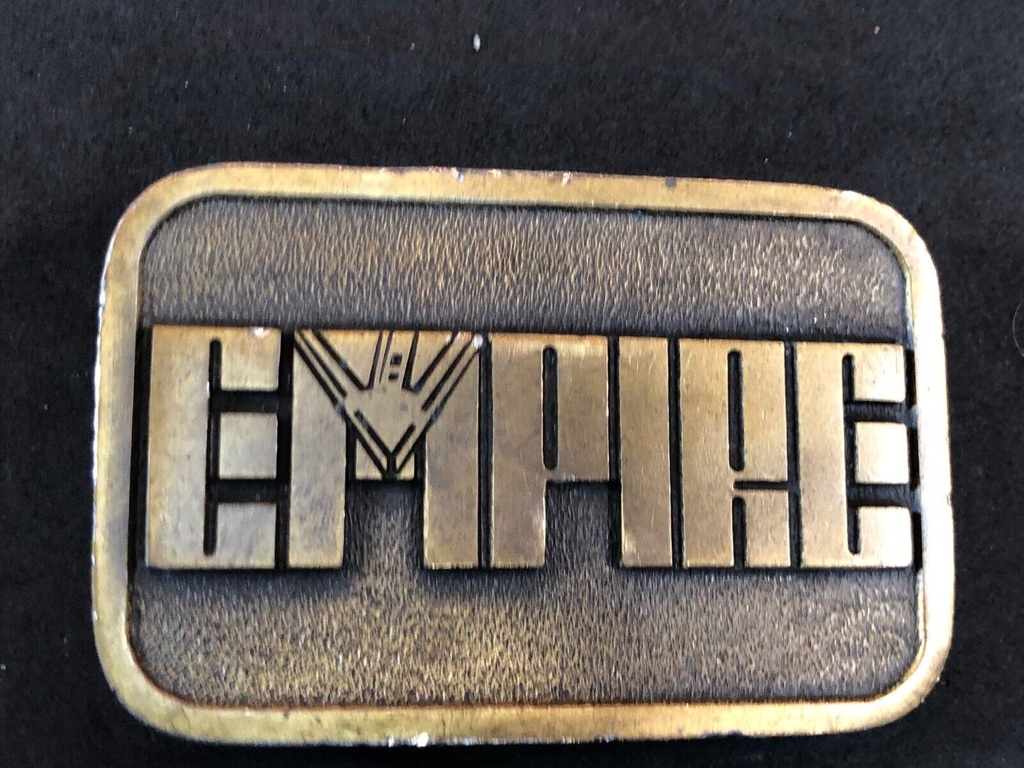 Vintage Empire Belt Buckle signed FEMA 1984
