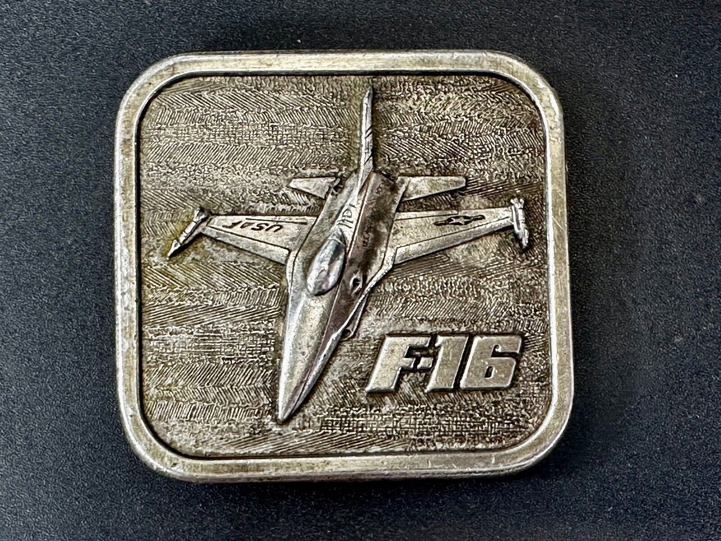 USAF F-16 Fighter Jet Air Force VTG 1977 Belt Buckle by The Buckle Connection