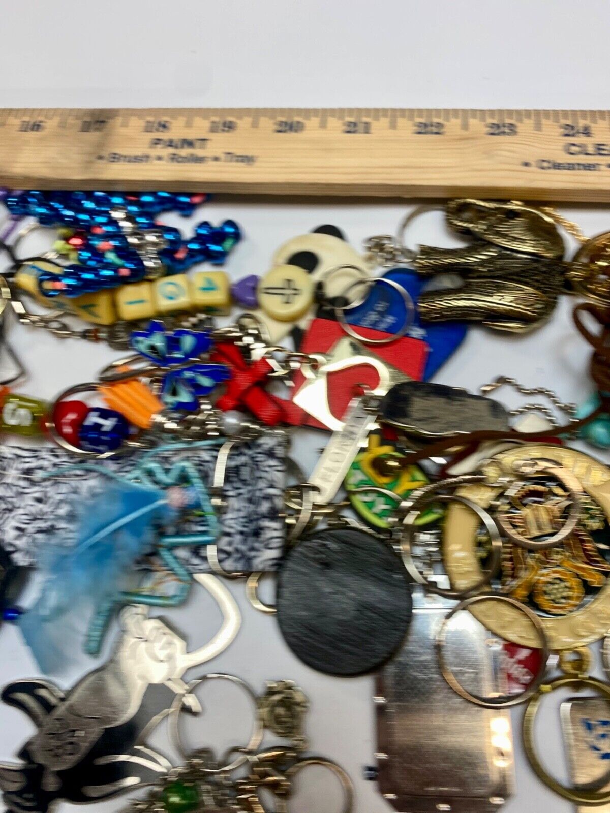 32 OZ Mixed Keychains Resale Bulk Lot, Junk Drawer Grab Bag - Perfect Gifts!
