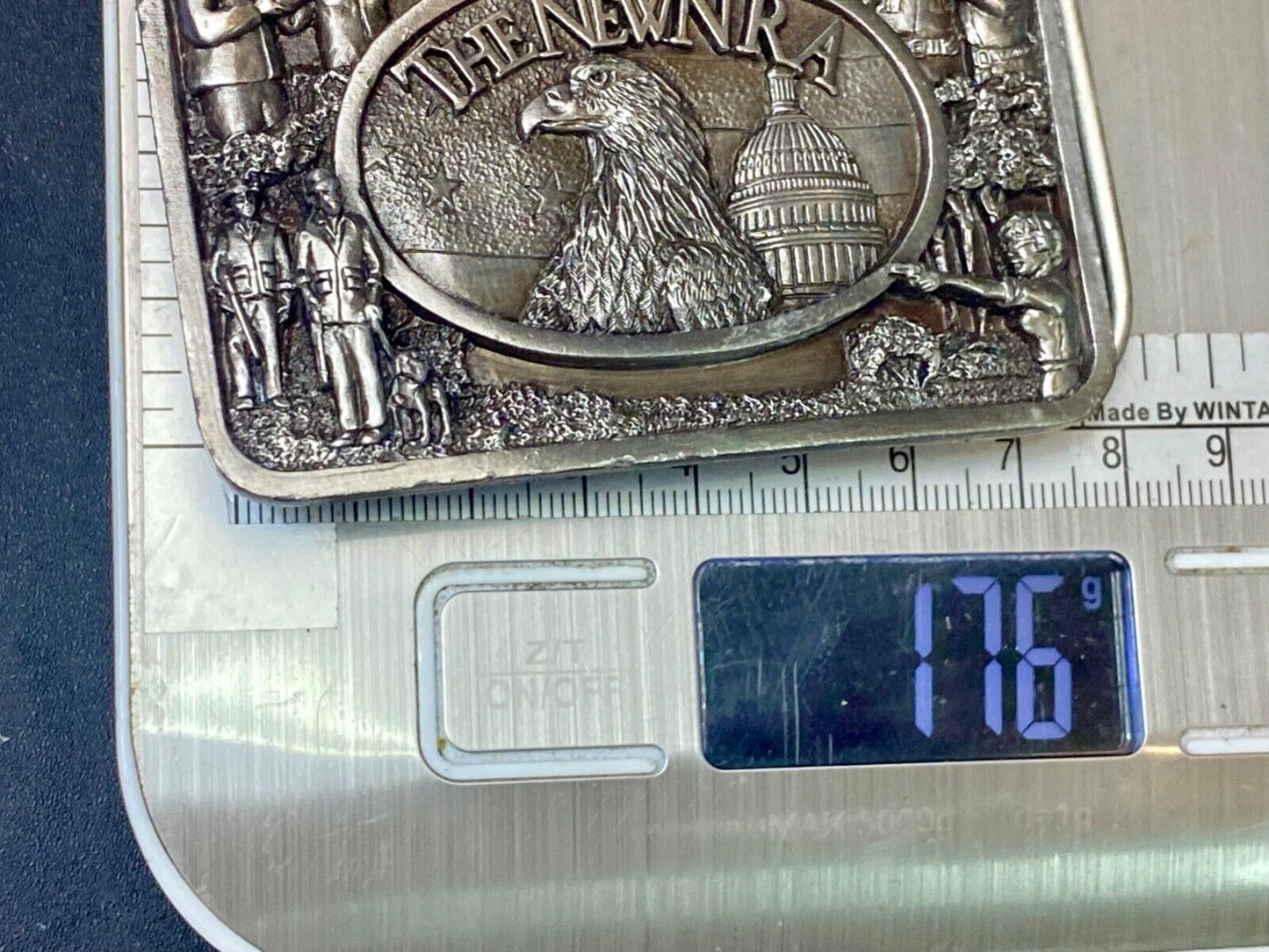 The New NRA Collectors Series 1993 Sixth edition RARE! Gun Rights belt buckle