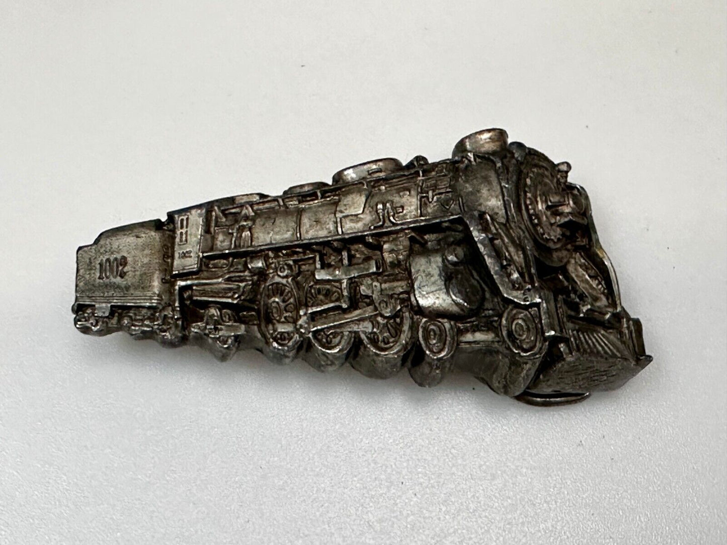 Train Locomotive Steam Engine RR RailRoad Vintage 1978 Bergamot Belt Buckle