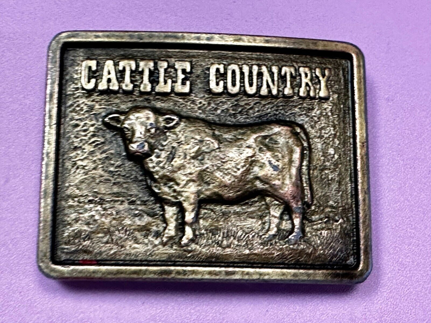 Cattle Country Cow Nutrena Feeds Limited Edition Farmers Promo Belt Buckle