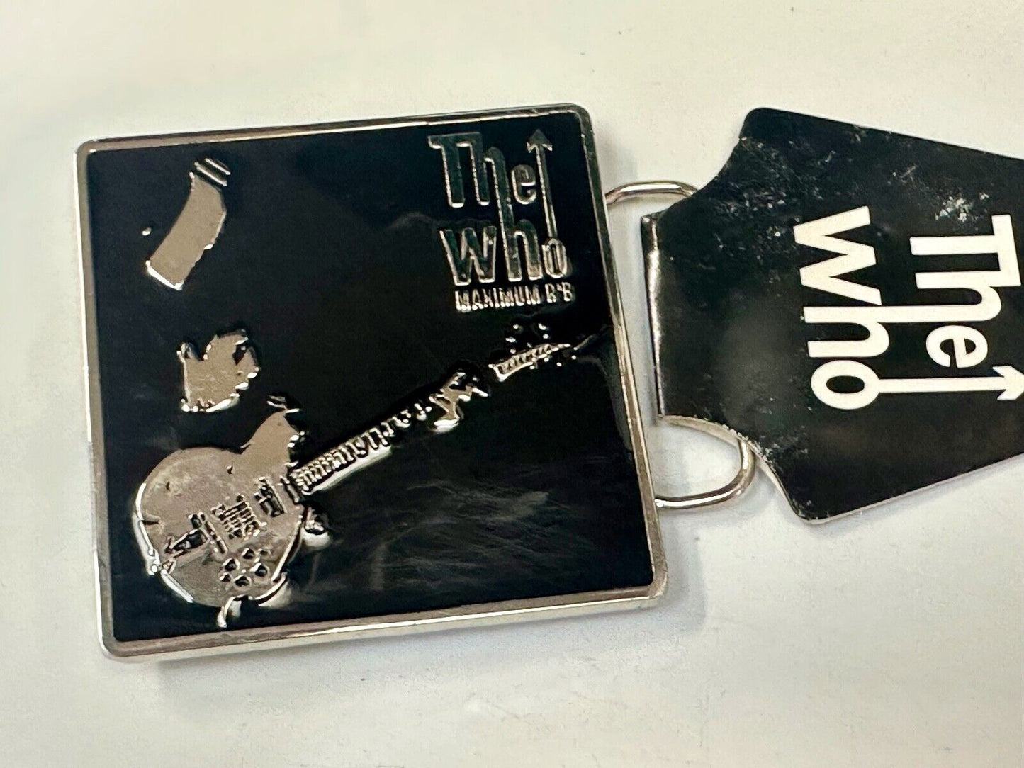 The Who - Maximum RnR Music Band Guitar Player 2005 Bravado Merch Belt Buckle