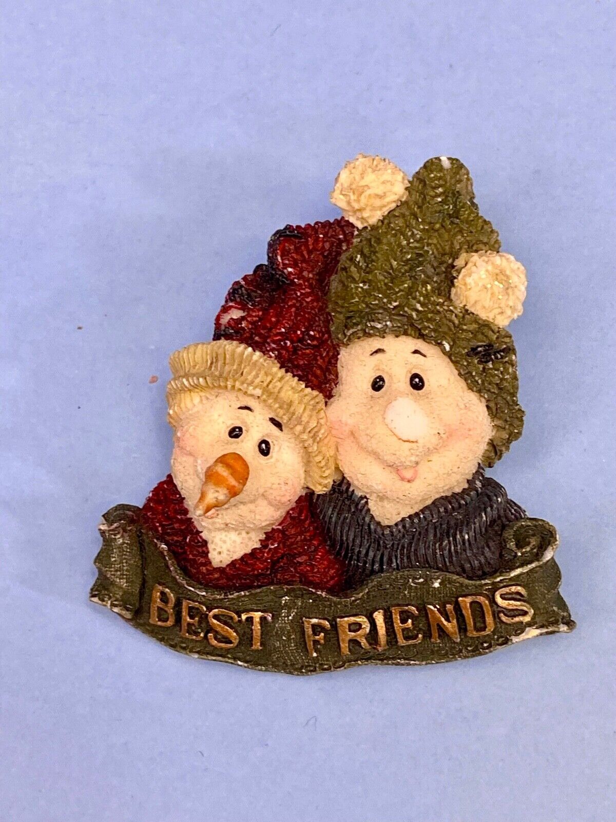 Best Friends Winter Snowman Adorable Boyds Bears & Friends Brooch Pin