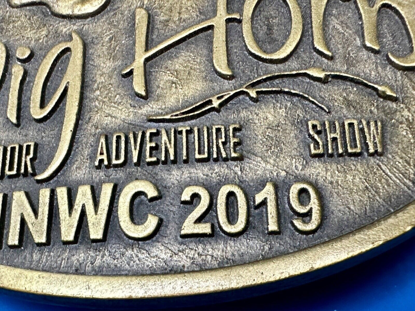 BIG HORN SHOW 2019 Outdoor Adventure Inland N.W. INWC Spokane WA Belt Buckle