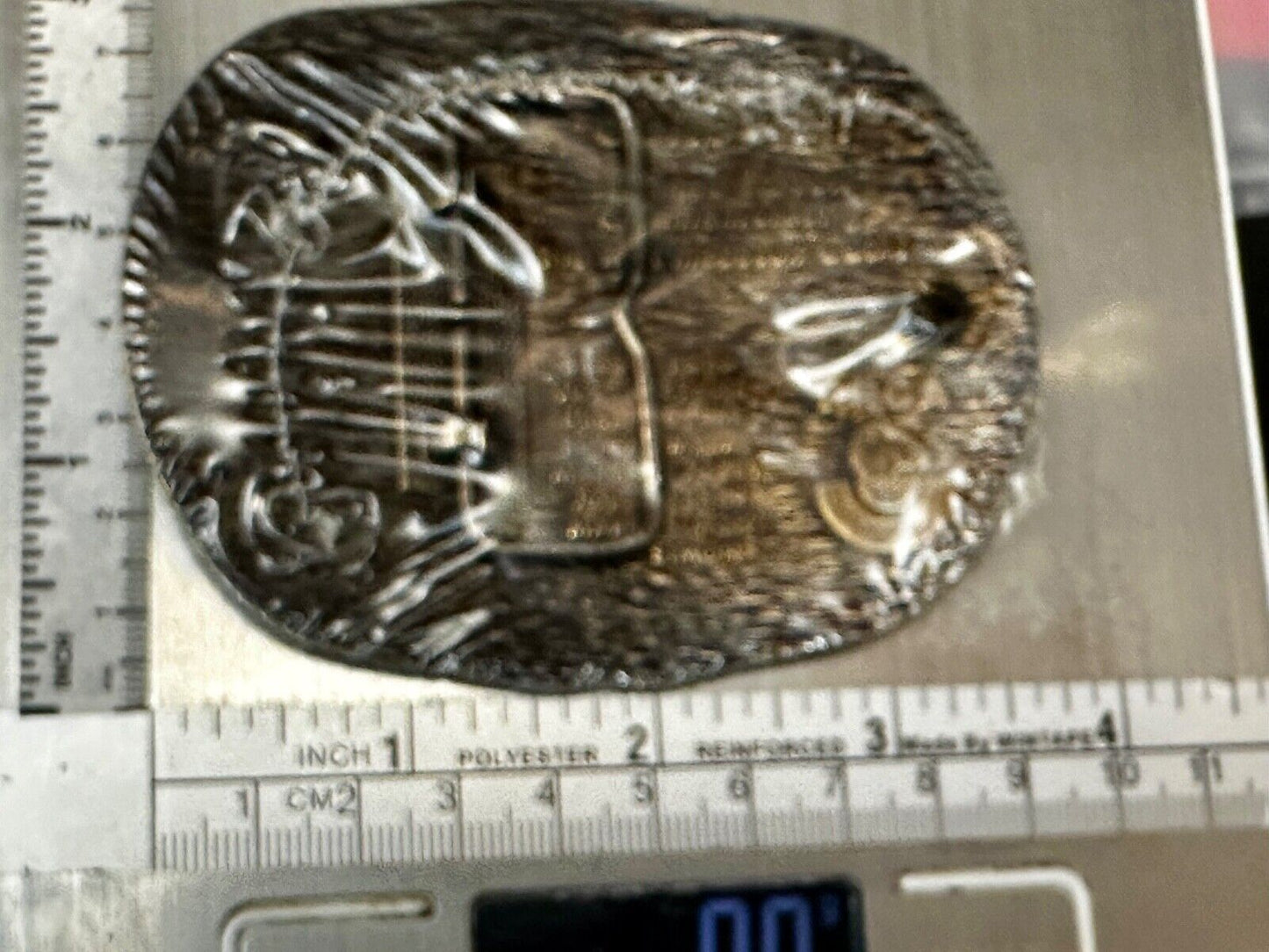 1985 Hesston Outlet Tournament RODEO NFR Vintage Commemorative NOS Belt Buckle
