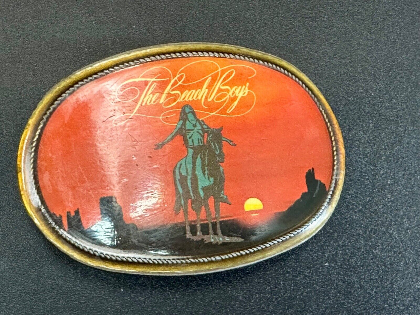 The Beach Boys, Endless Summer RARE Band Music Vintage 1976 Pacifica belt buckle