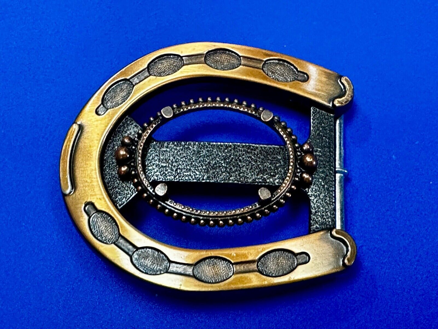 30 x 40 mm Western Horseshoe Shpaed Belt Buckle To Mount Your Cabochon Gem Stone