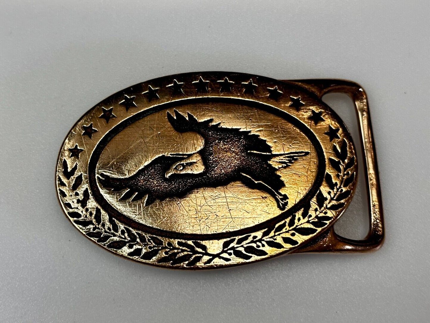 Tech Ether Guild The Eagle - Patriotic Vintage USA America Belt Buckle