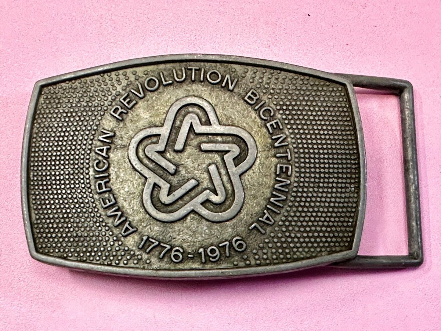 American Revolution Bicentennial Commemorative Belt Buckle by Lee.Co.Ny.Ny
