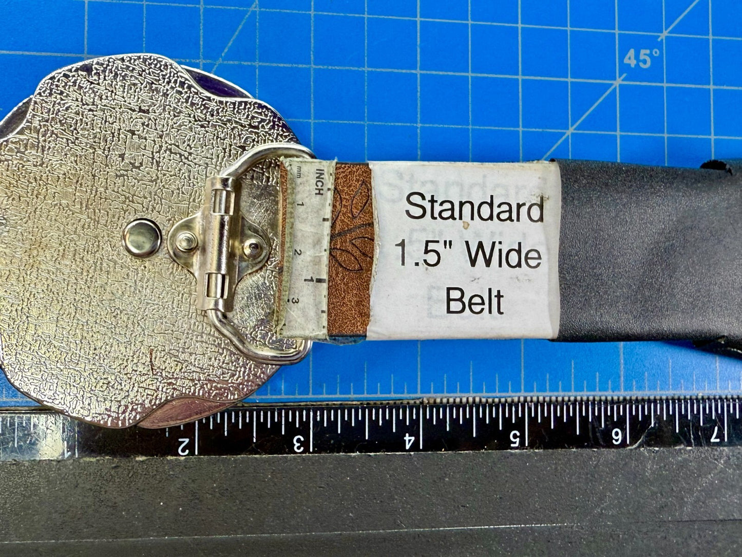 3RDRAIL Magnum 44 Revolver Gun Shell Bullet Moving Collectors Belt Buckle