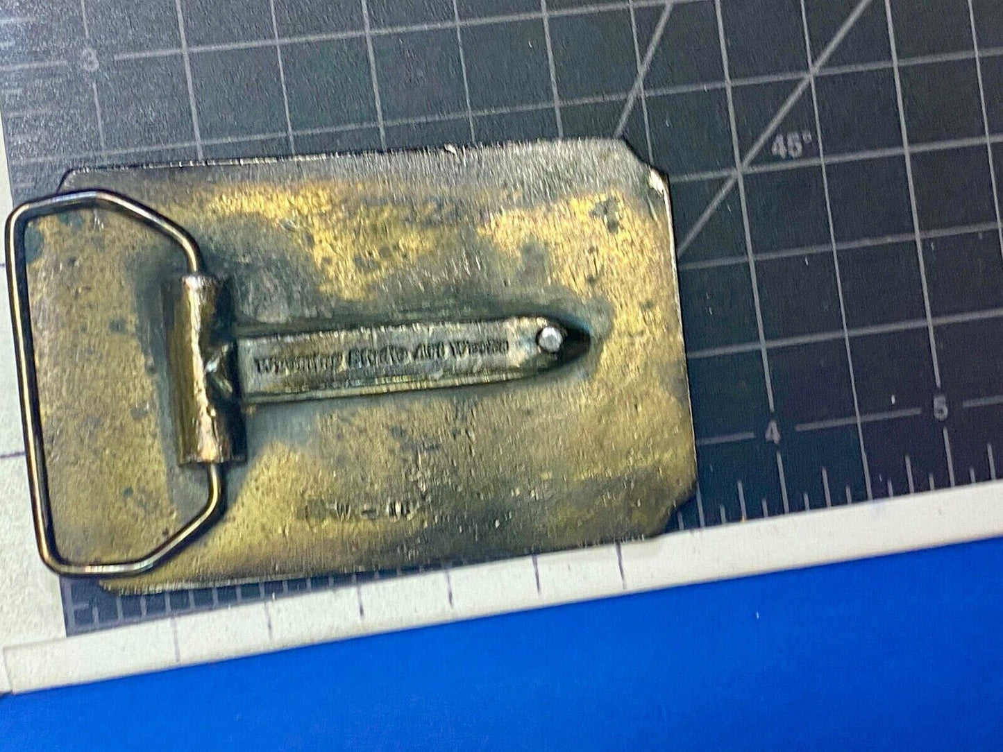 VINTAGE 70s COMMITTEE OF VIGILANCE, SAN FRANCISCO CA BELT BUCKLE WY Studio Art