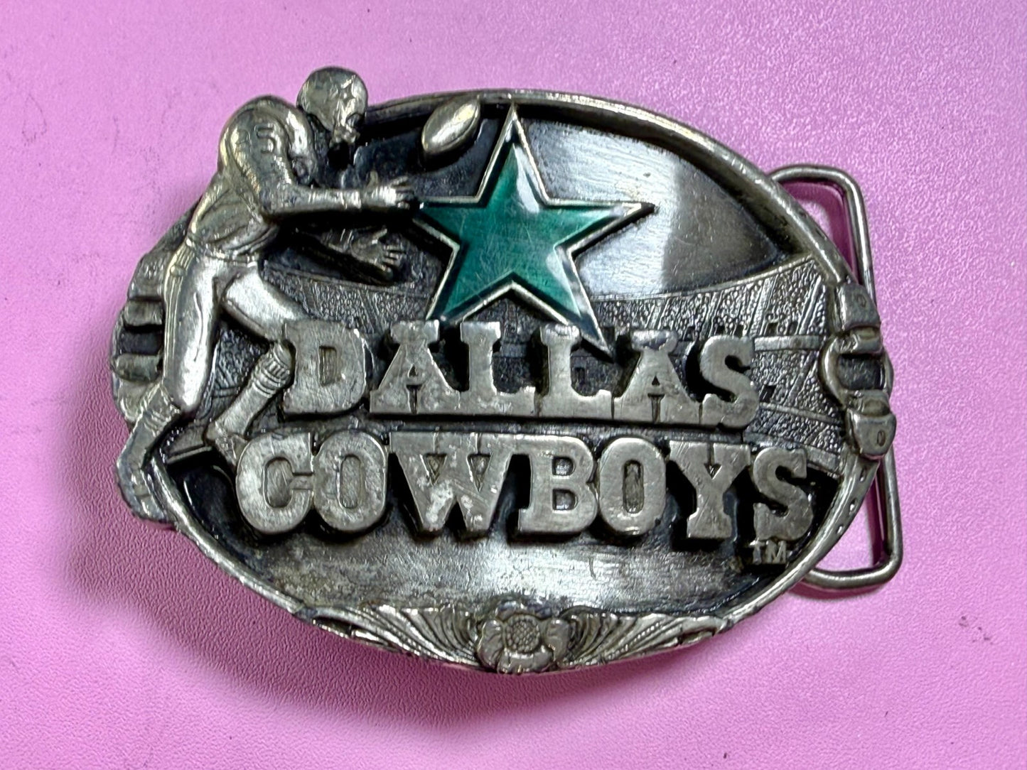 The Dallas Cowboys American Football Team Sports Fan Siskiyou Vtg. Belt Buckle