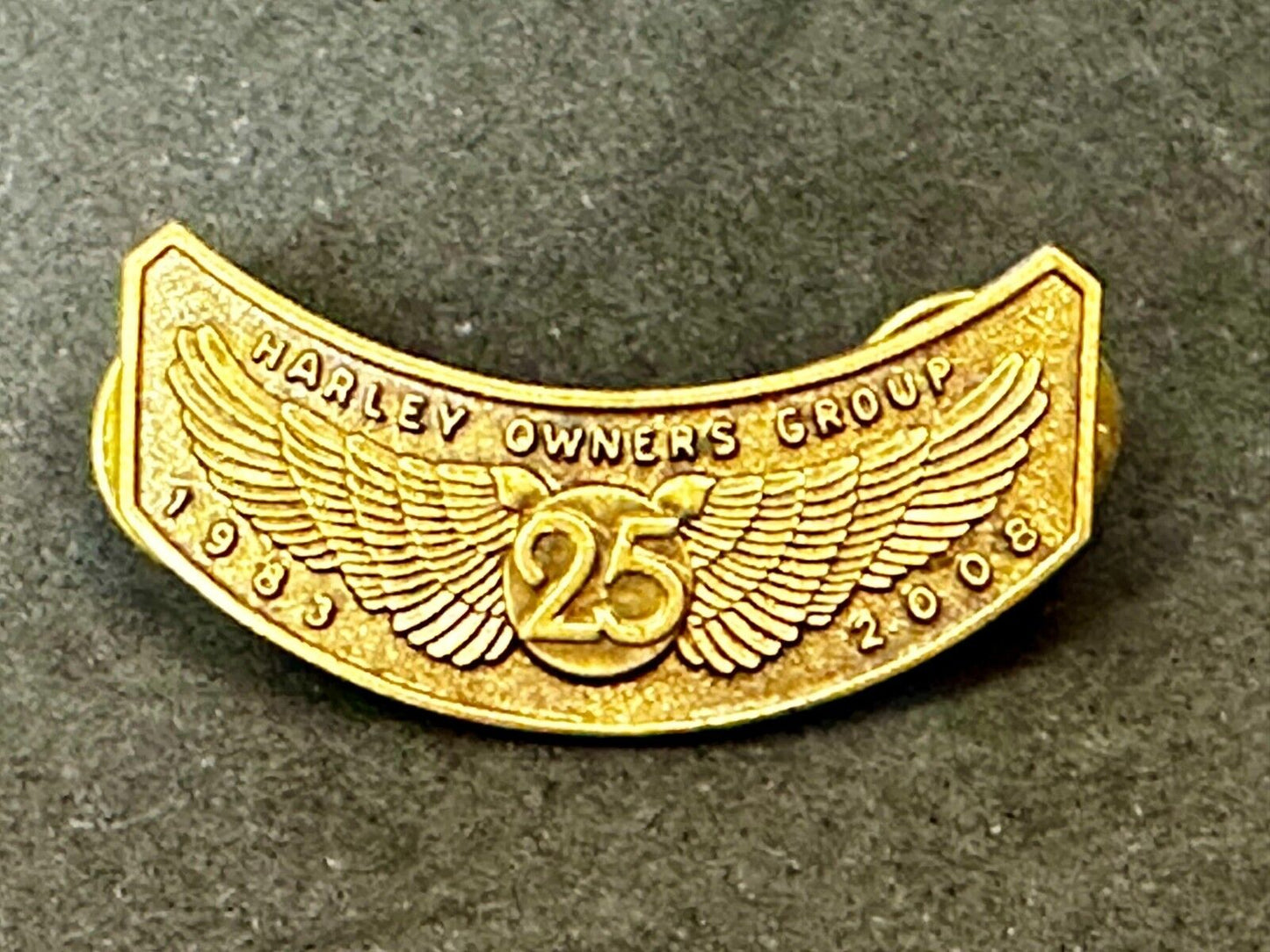 2008 H.O.G. Harley Davidson Owners Group HOG Pin for Jacket or Vest