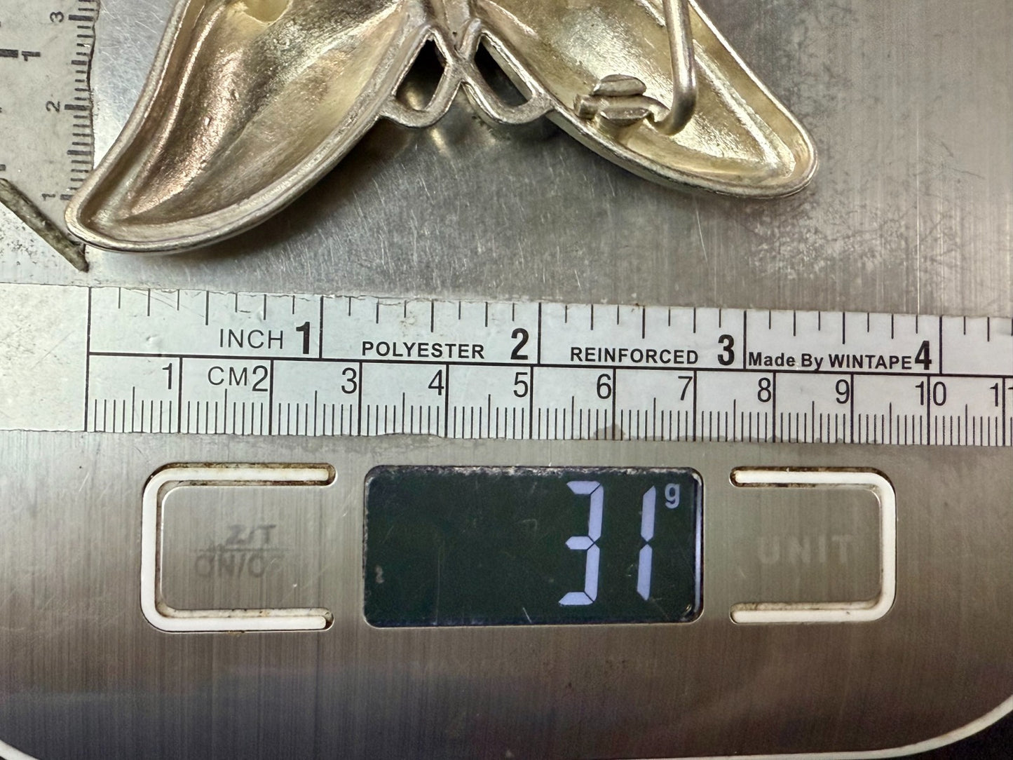 Beautiful Butterfly Shaped Figural Cutout Hippy Vibe Silver Color Belt Buckle